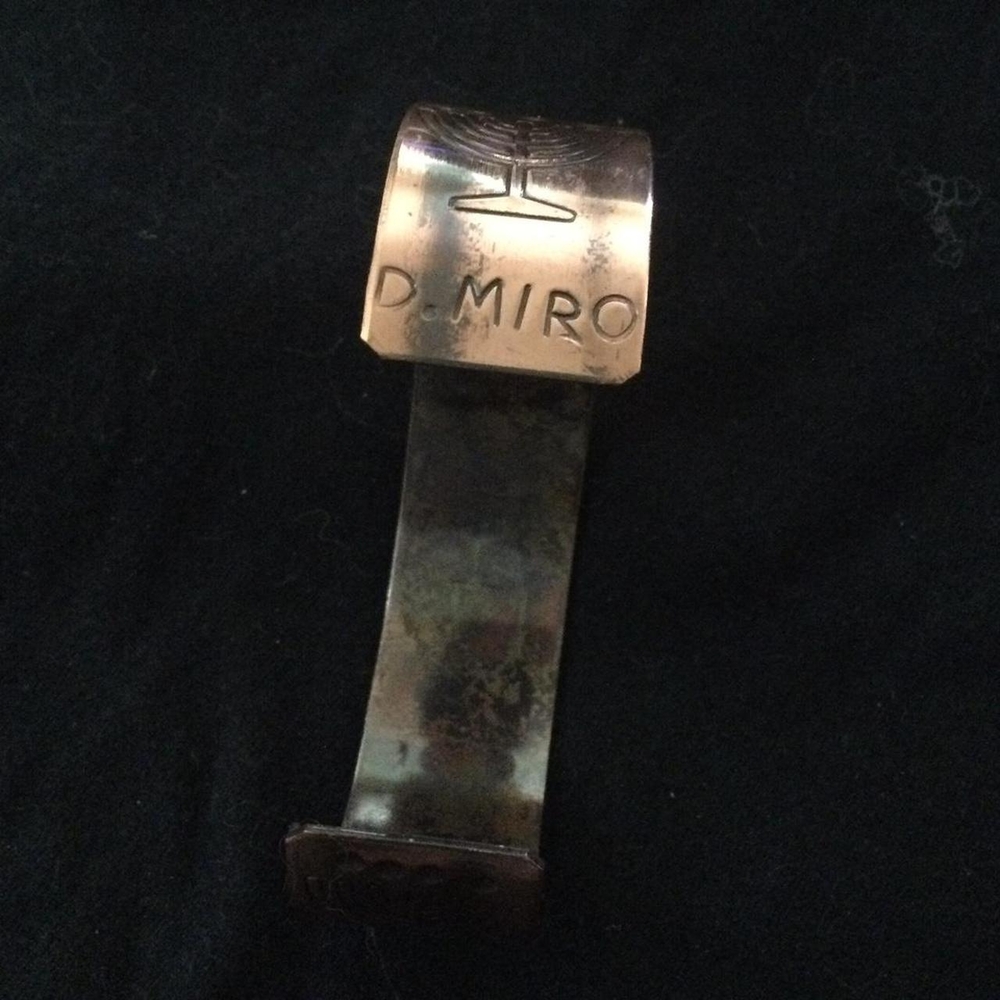 Copper Bracelet with Star and Menorah Design - Picture 3 of 3